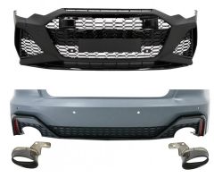 Audi  a6 rs6 body kit tampon panjur difüzör 2018+ 4k c8