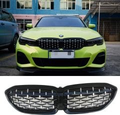 Bmw g20 ön panjur böbrek diamond piano black 2019+