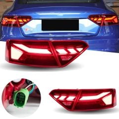 Audi a5 b8 stop lambası ledli kırmızı b9,5 görünüm 2008 / 2012
