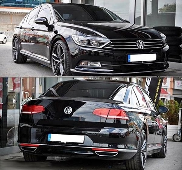 Vw passat b8 rline body kit tampon seti komple 2015+