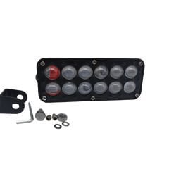 Space Offroad sis lambası kırmızı-mavi-beyaz -sarı çakarlı / beyaz sarı flaş /  LASS382