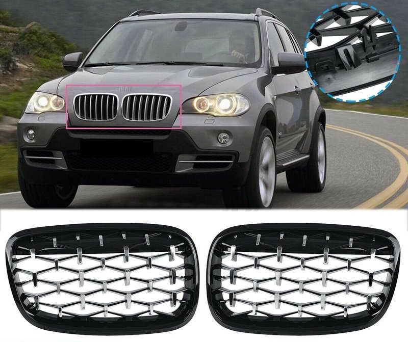 Bmw x5 e70 ön panjur ızgara böbrek diamond 2007 / 2011