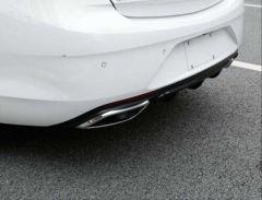 Opel insignia arka tampon difüzörü pianoblack 2017+