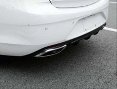 Opel insignia arka tampon difüzörü pianoblack 2017+
