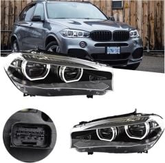 Bmw x5 f15 ön far lambası ledli adaptive görünüm 2012 / 2017