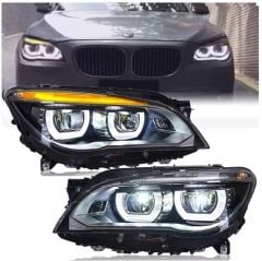 Bmw f01 f02 ön far lambası ledli adaptive görünüm 2008 / 2015