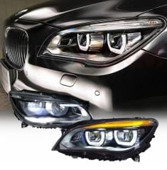 Bmw f01 f02 ön far lambası ledli adaptive görünüm 2008 / 2015