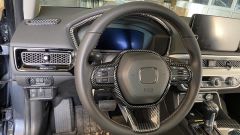 Honda civic direksiyon kaplama seti karbon 2 parça 2022+ için uygundur