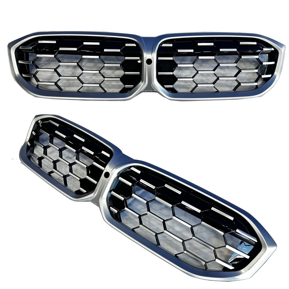 Bmw g20 lci diamond ön panjur ızgara gri 2023+