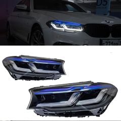 Bmw g30 ön far lambası ledli lci görünüm dönüşüm farı 2017 / 2020