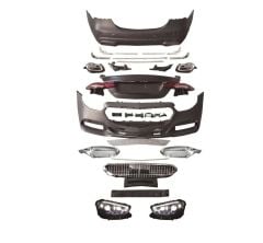 Mercedes w213 dönüşüm body kit seti full facelift 2022 e63 2016 / 2020