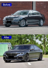 Bmw g11 to g12 facelift body kit dönüşüm seti full 2016+