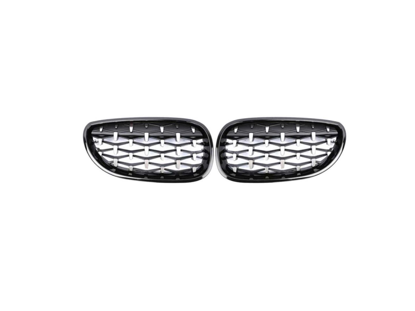 Bmw e60 diamond böbrek ön panjur ızgara 2005+ siyah