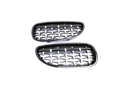 Bmw e60 diamond böbrek ön panjur ızgara 2005+ siyah