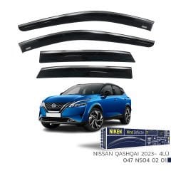 Nissan qashqai cam rüzgarlığı kromlu niken 2021+