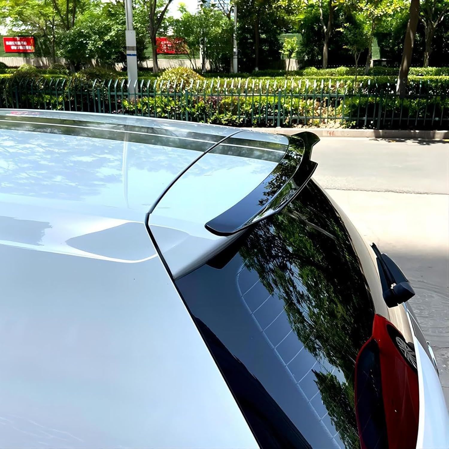 Volvo xc90 bagaj üstü spoiler pianoblack boyalı 2015+