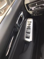 Honda civic uyumlu  cam düğme kaplaması gri 2022+