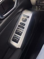 Honda civic uyumlu  cam düğme kaplaması gri 2022+