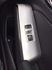 Honda civic uyumlu  cam düğme kaplaması gri 2022+