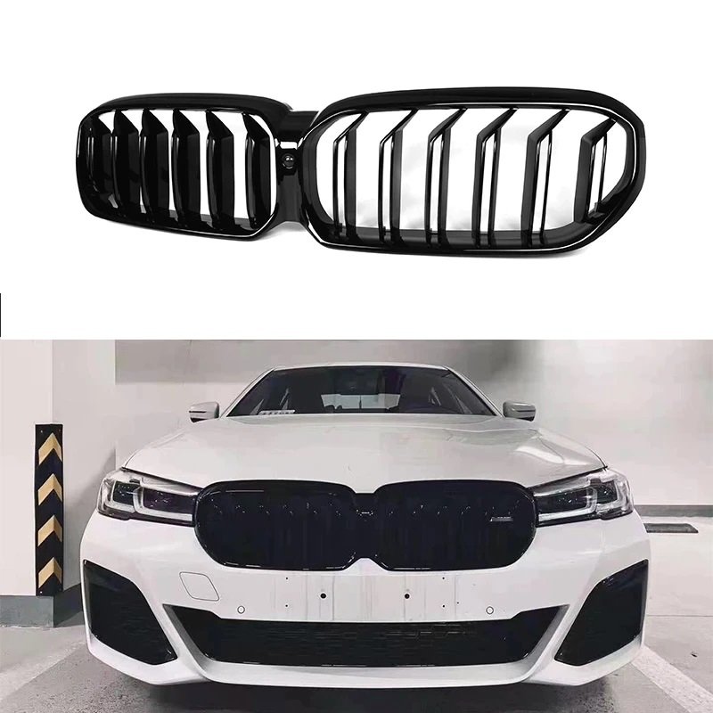 Bmw g30 lci m5 ön böbrek panjur piano black 2020 / 2024 f90 lci