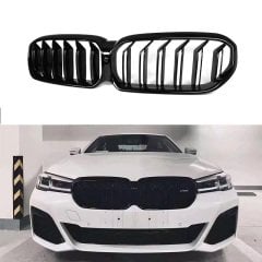 Bmw g30 lci m5 ön böbrek panjur piano black 2020 / 2024 f90 lci
