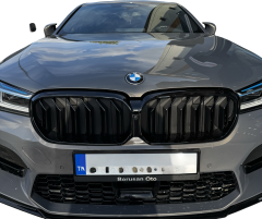 Bmw g30 lci m5 ön böbrek panjur piano black 2020 / 2024 f90 lci