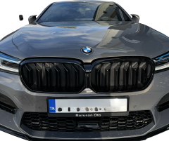 Bmw g30 lci m5 ön böbrek panjur piano black 2020 / 2024 f90 lci