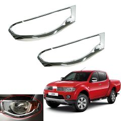 MITSUBISHI L200 2008-2011 FAR CERCEVE KAPLAMA KROM