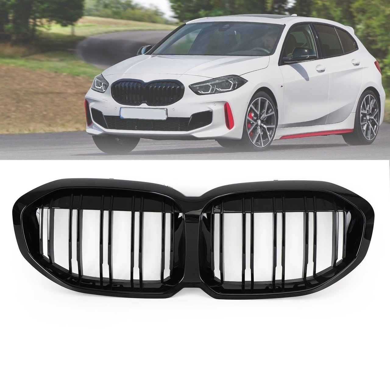 Bmw F40 ön böbrek panjur siyah 2019+ m1 1serisi