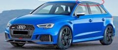Audi a3 tavan çıtası mat krom tavan kenar rayı 2013+ 8v