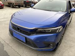Honda civic uyumlu  ön panjur üst trim kaplama 2022+