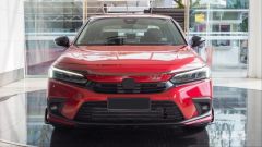 Honda civic uyumlu  ön panjur üst trim kaplama 2022+