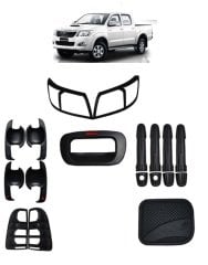 Toyota hilux vigo kaplama seti siyah full 2012 / 2015