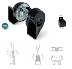 FİAMM DADAT KORNA 12V TAKIM+ROLE RENAULT+MERCEDES+