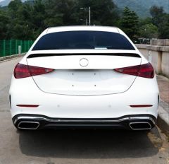 Mercedes w206 c serisi 2021+ c63s spoiler piano black