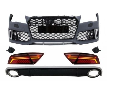 Audi a7 rs7 body kit dönüşüm kiti facelift makyajlı görünüm 2011 / 2015