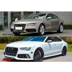 Audi a7 rs7 body kit dönüşüm kiti facelift makyajlı görünüm 2011 / 2015