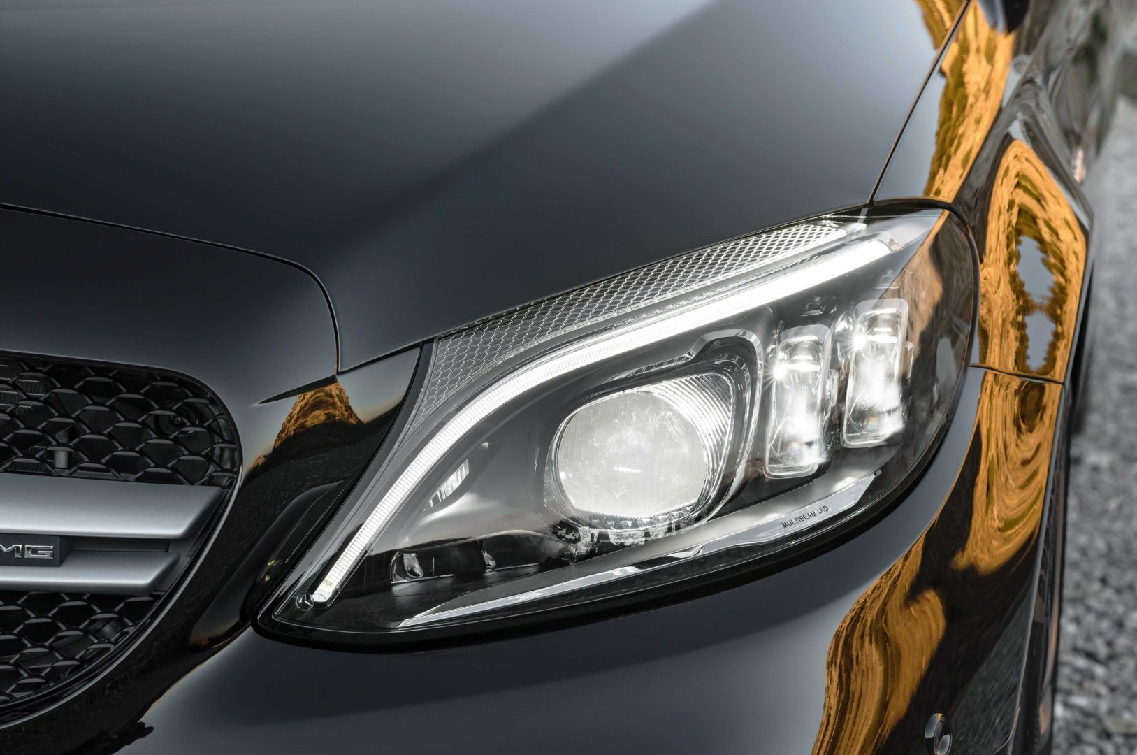 Mercedes w205 ön far lambası multibeam led 2013 / 2019