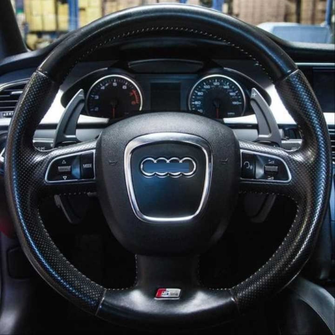 Audi a3 a4 a5 direksiyon F1 paddle shift vites kulakçığı siyah 2013 / 2016