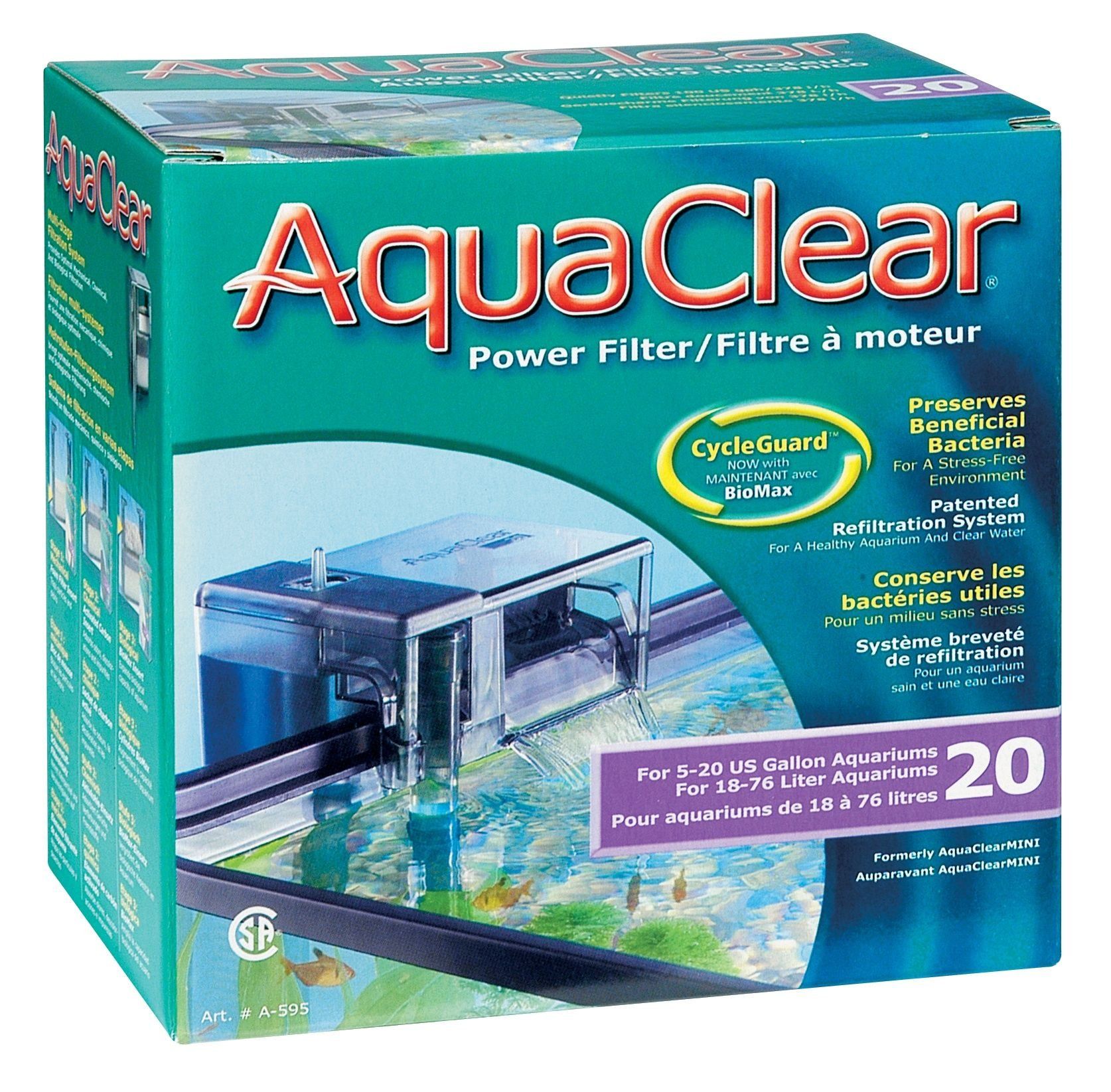 AQUACLEAR Power Filter 20 Şelale Filtre