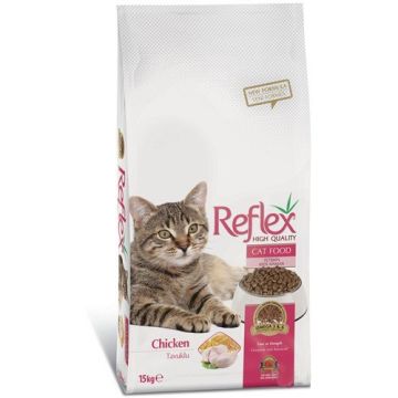 REFLEX Tavuklu Yetişkin Kedi Maması 15 KG