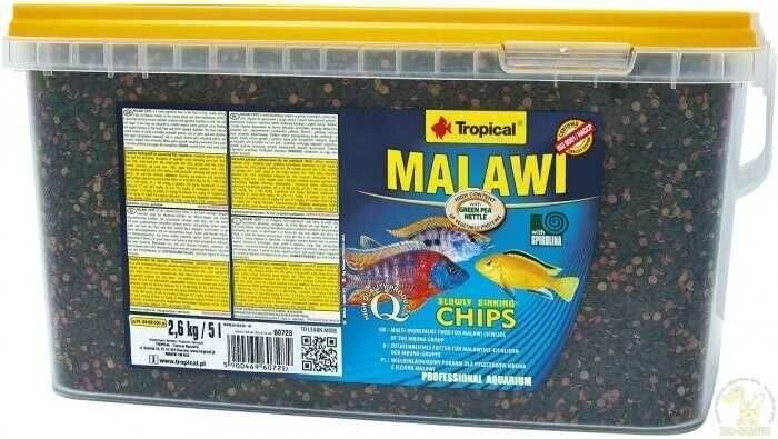 TROPİCAL Malawi Chips 2,6 Kg Kova