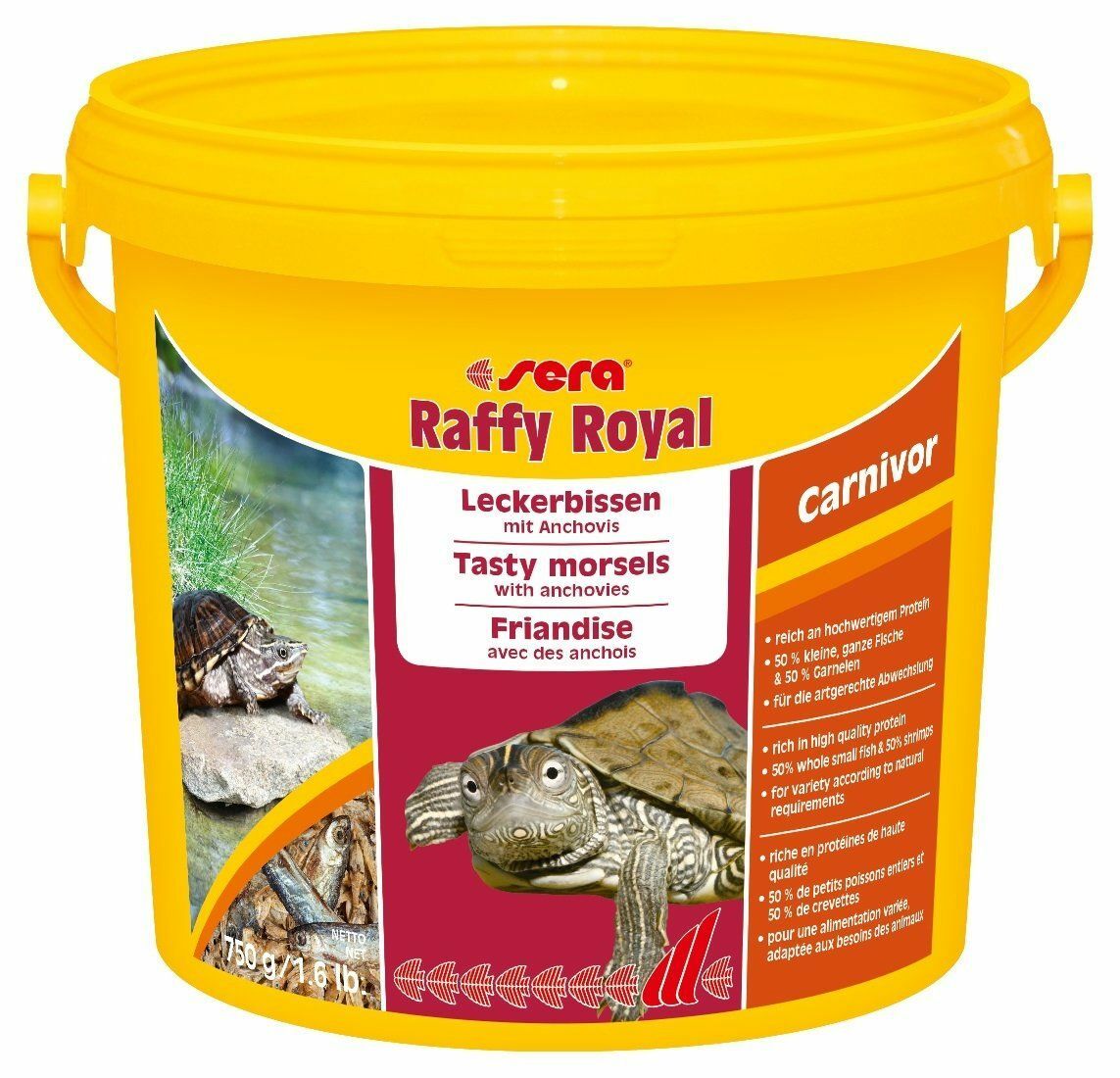 SERA Raffy Royal Kaplumbağa Yemi  50 GR