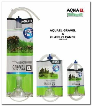 AQUAEL Gravel & Glass Cleaner Dip Süpürgesi L