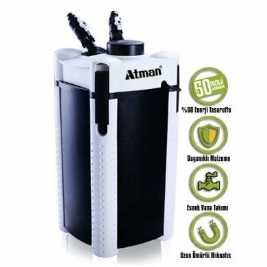 ATMAN 3336 S Pompalı Dış Filtre 760 L/H