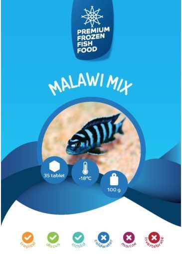 RDM Premium Frozen Malawi Mix (Dondurulmuş Yem) 10 lu Paket