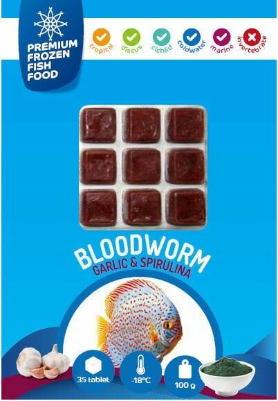 RDM Premium Dondurulmuş Sarımsaklı Kan Kurdu 100 GR 10'lu Paket