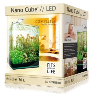 Dennerle Nano Cube Complete+ 30 Lt Led - Armatürlü Set Akvaryum