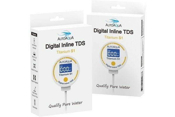 AutoAqua Digital Inline Tds - Titanium S1 TDS-100S