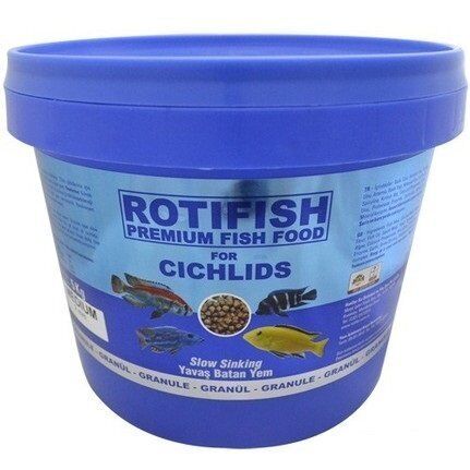 ROTIFISH Cichlid Red Gran Medium 2 mm Kova Yem 2 KG